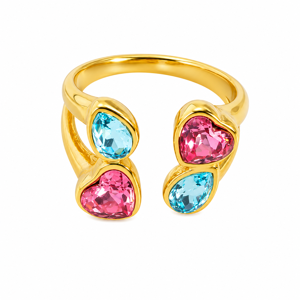 Fiore Ring Pink & Blue💧