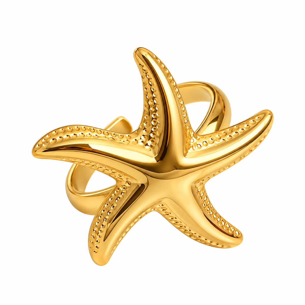 Starfish Ring Gold💧