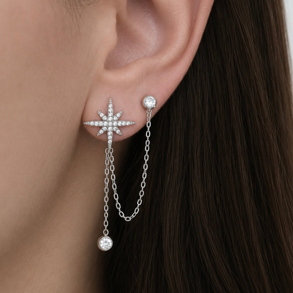 Avery Earring Silver💧