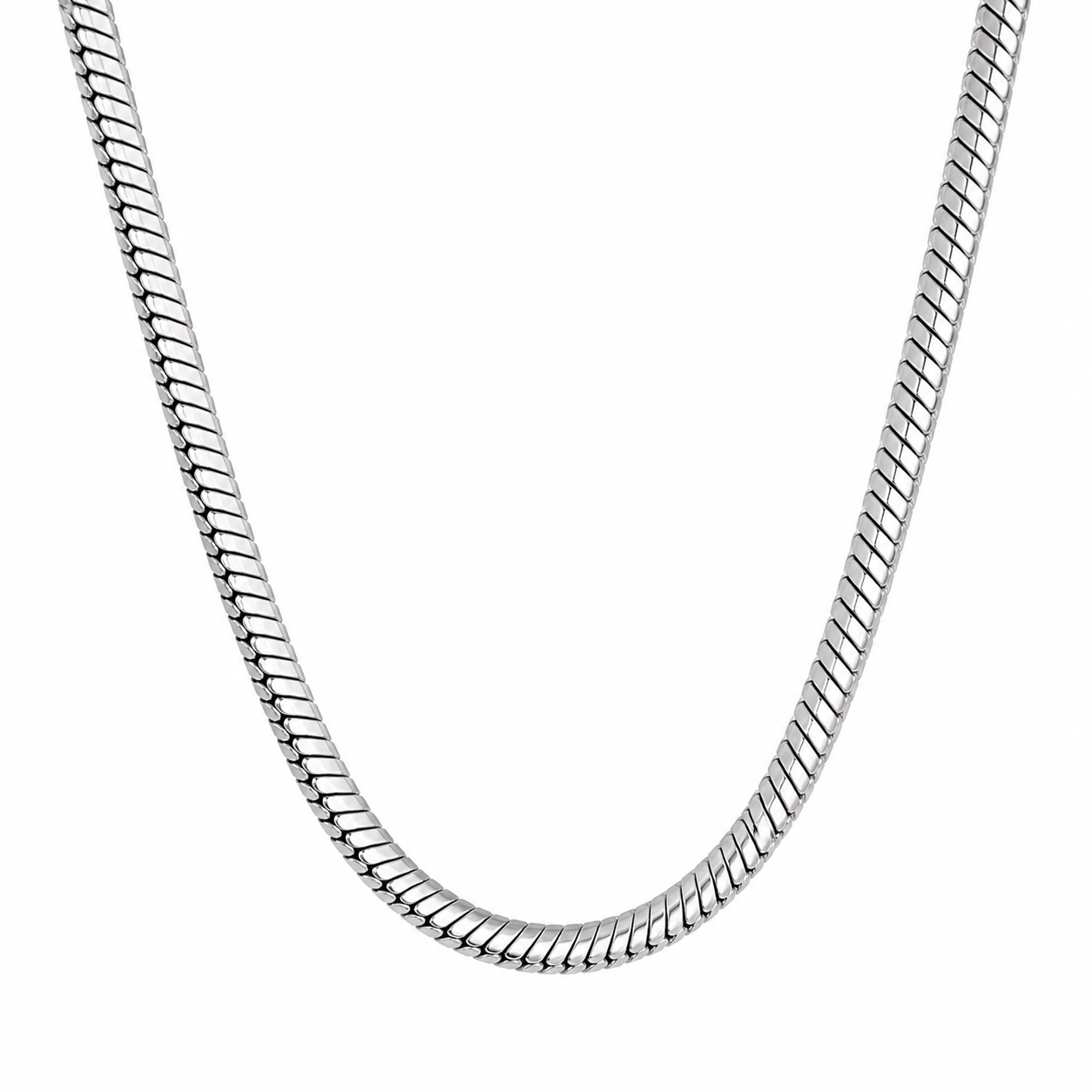 Pame Snake Necklace Silver💧