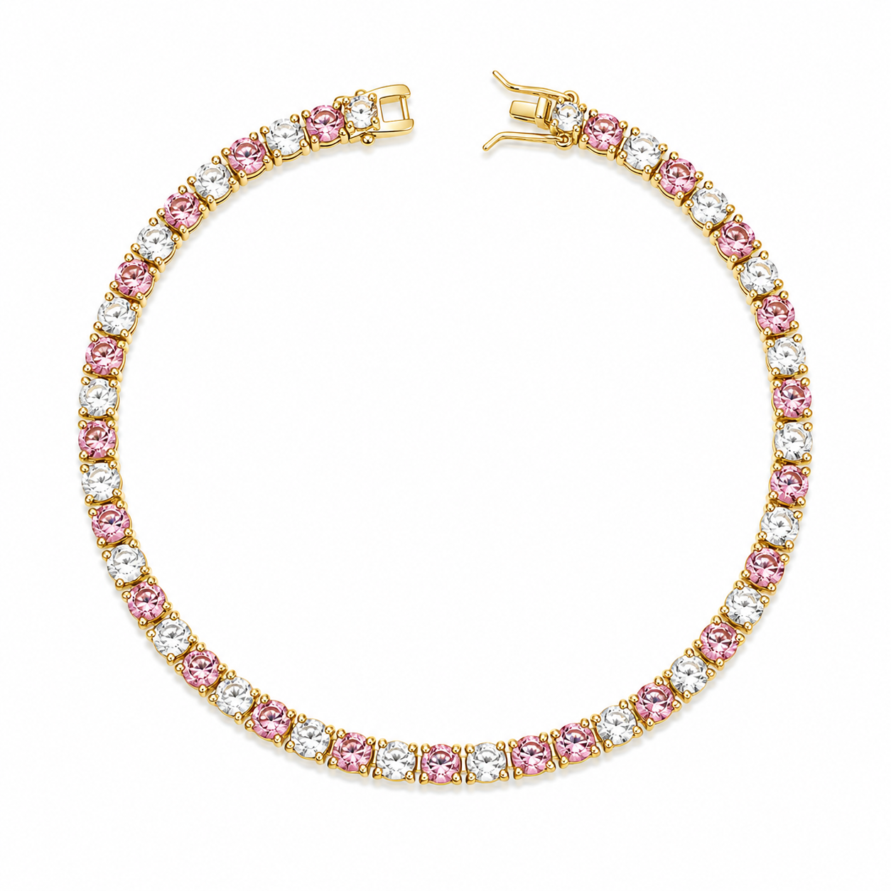 Maia Tennis Bracelet Gold - Luxury Edition