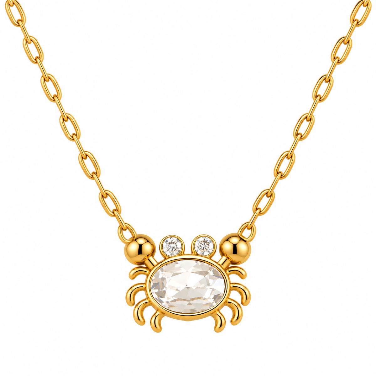 Shiny Crab Necklace💧