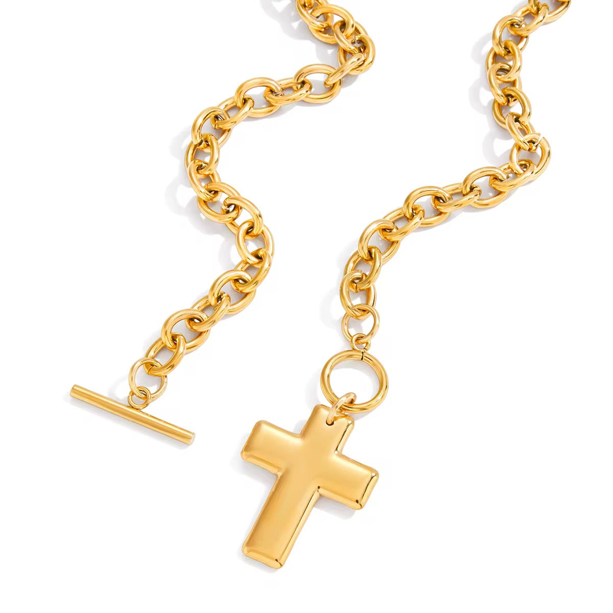 Chunky Cross Necklace💧