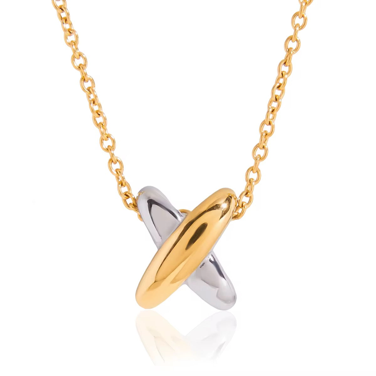 X Bicolor Necklace💧