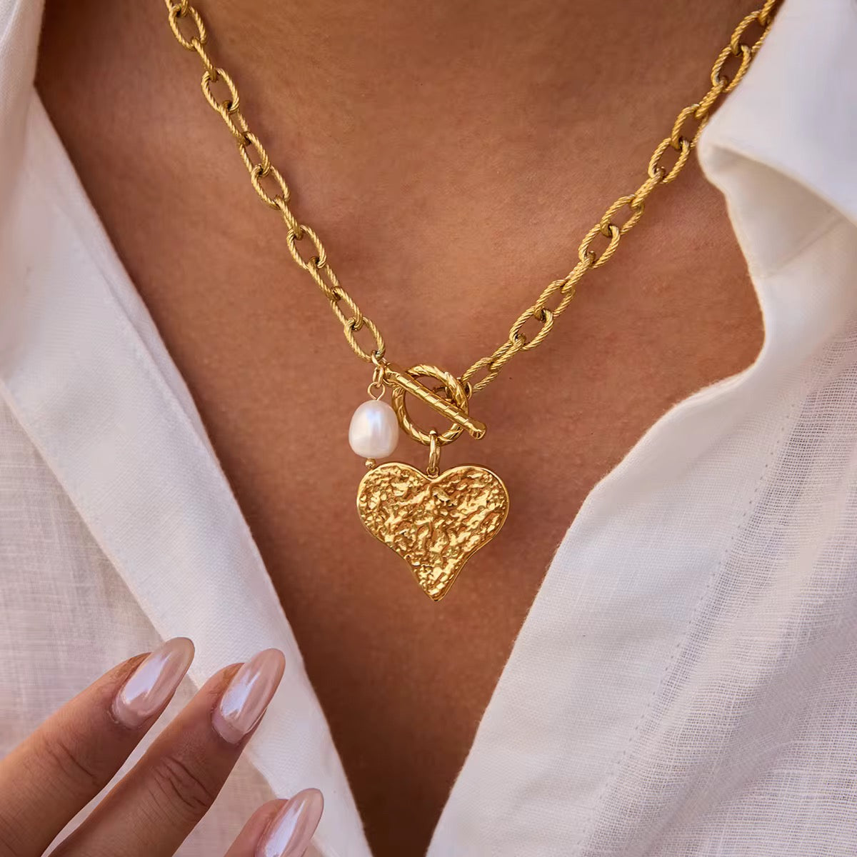 Chantal Heart Necklace💧