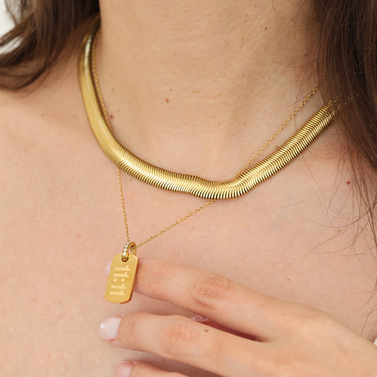Manifest Necklace Gold💧