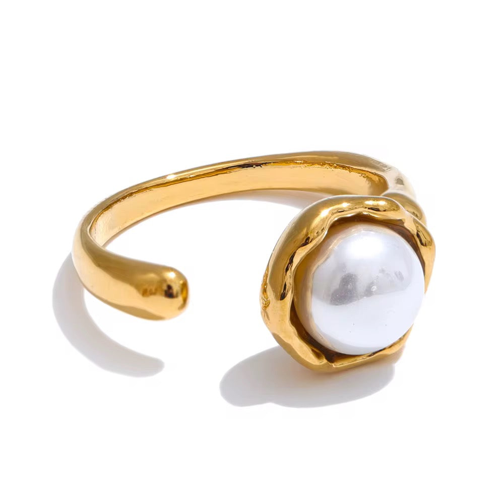 Juno Pearl Ring Gold💧