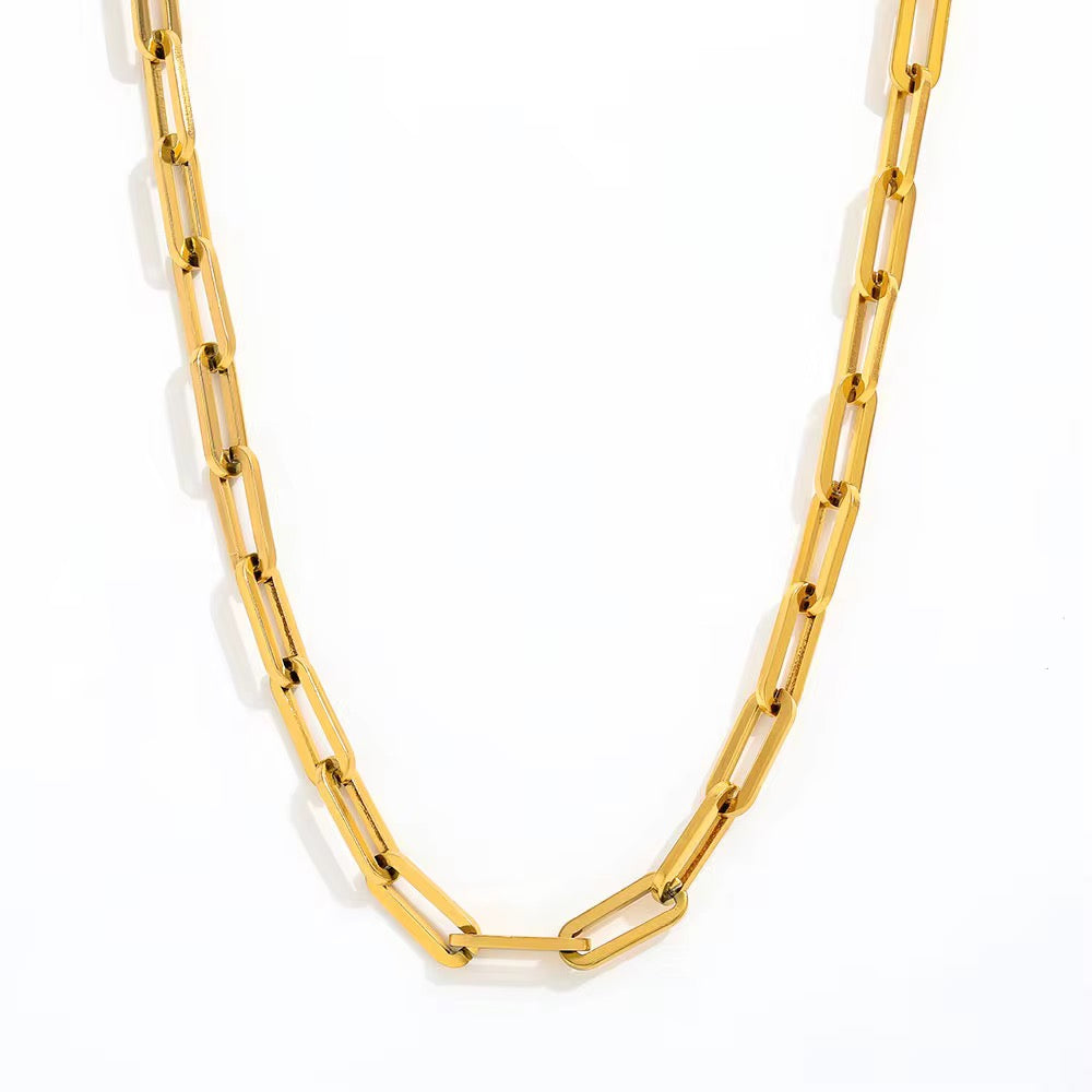 Monica Paperlink Necklace Gold💧