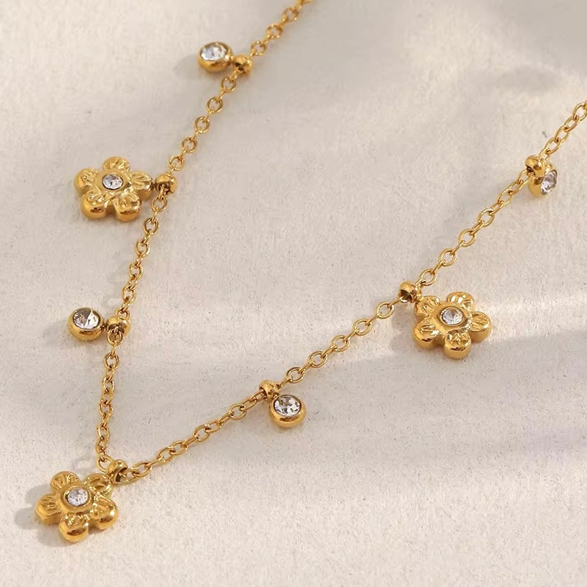 Sparkle Flowers Necklace💧