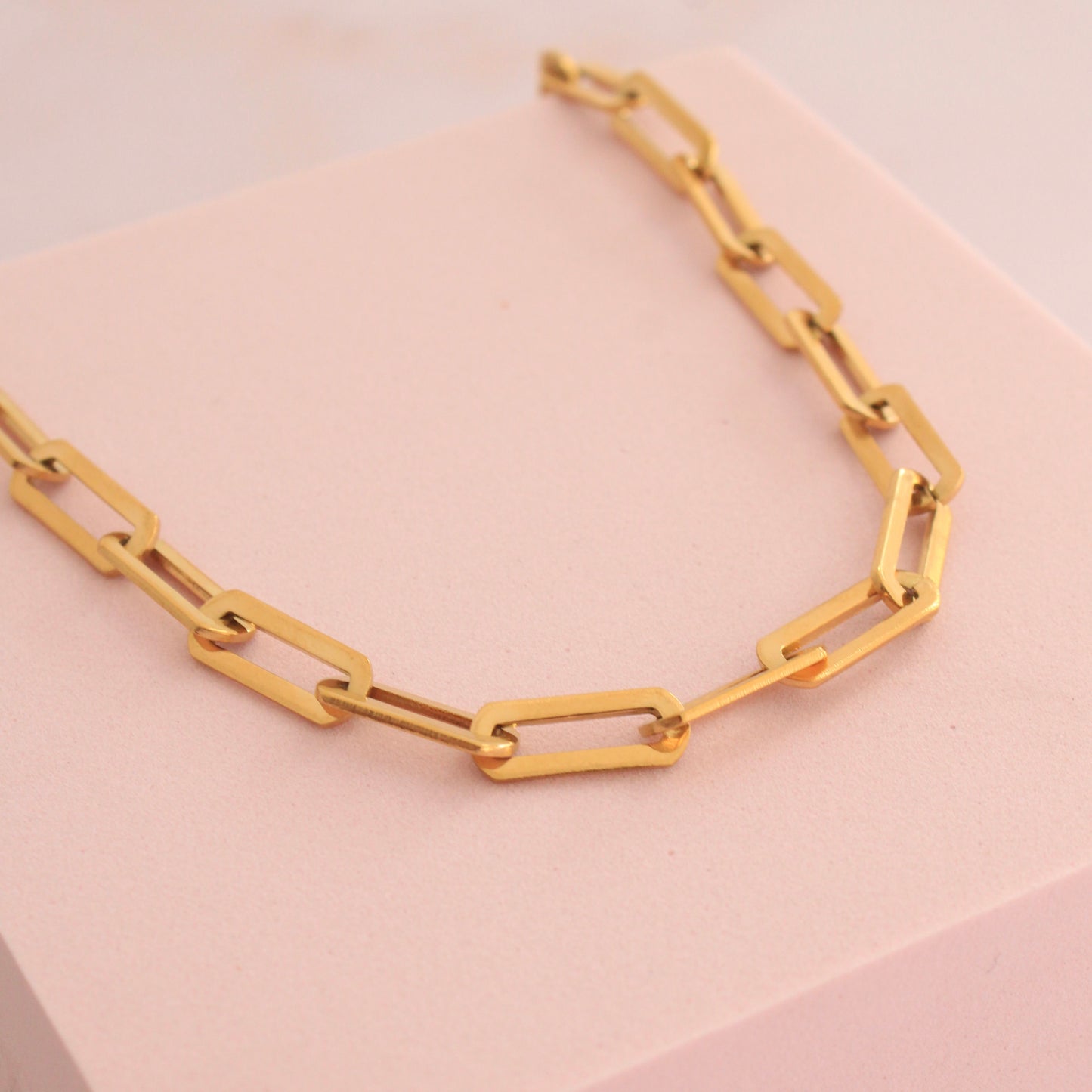 Monica Paperlink Necklace Gold💧