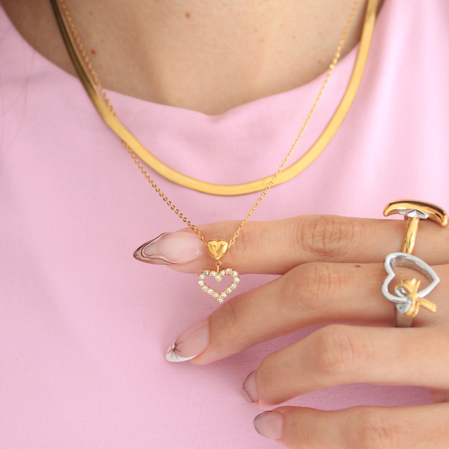 Claire Heart Necklace💧