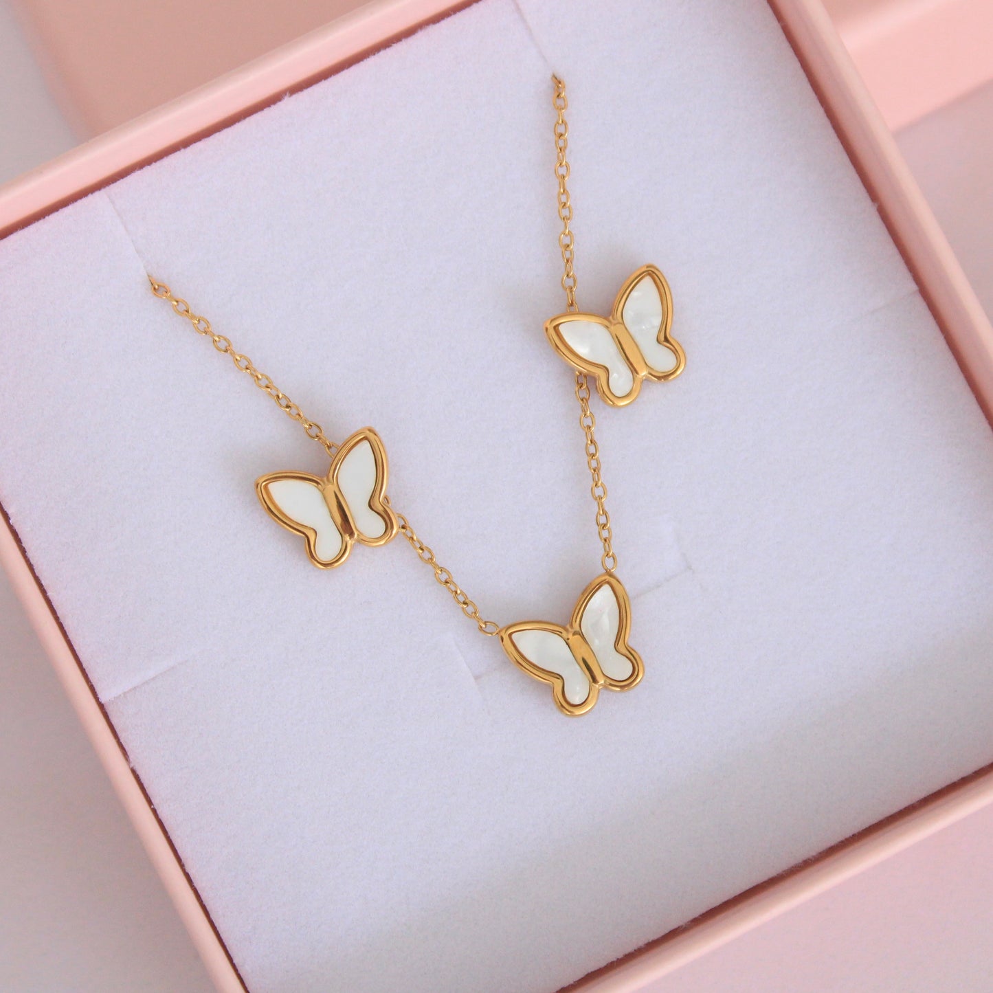 Butterfly Set Blanco💧