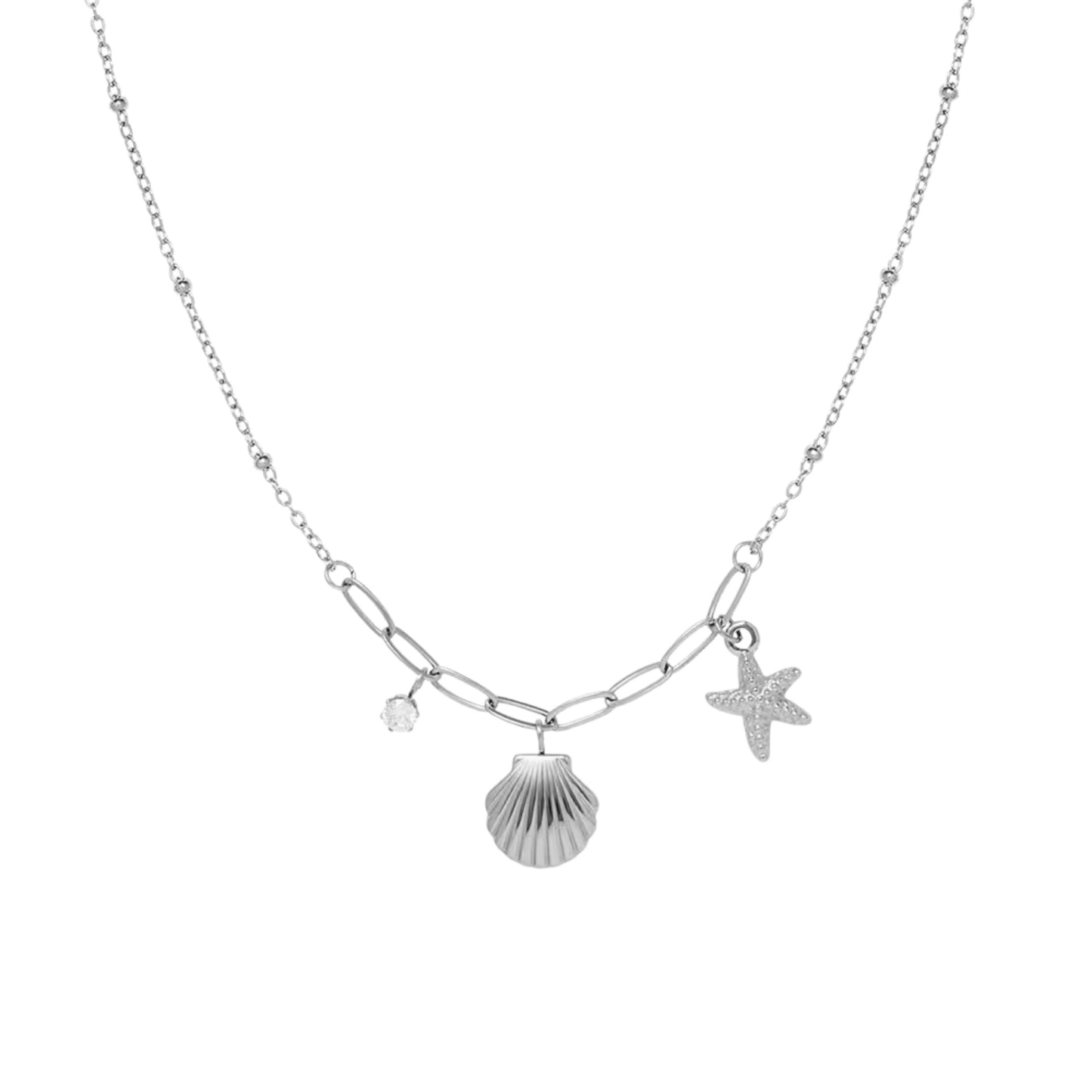 Maeve Necklace Silver💧