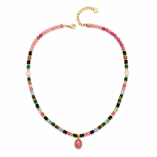 Pink Boho Necklace💧