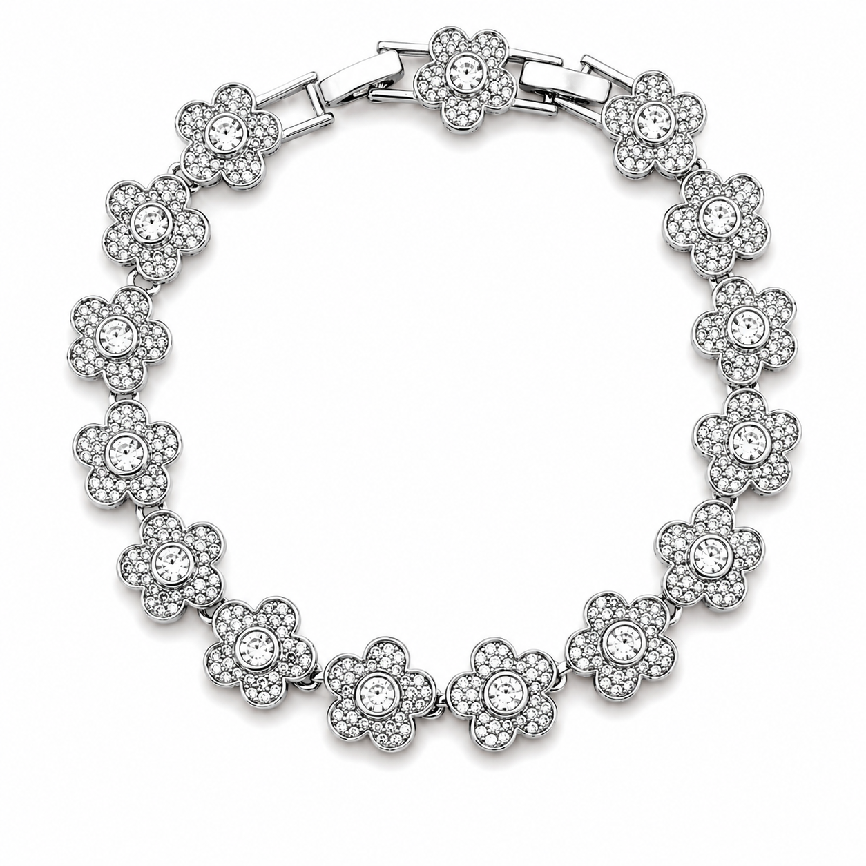 Sparkle Flower Bracelet