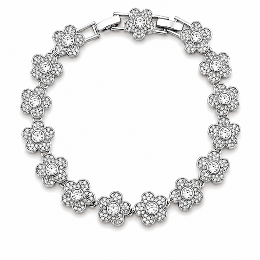 Sparkle Flower Bracelet