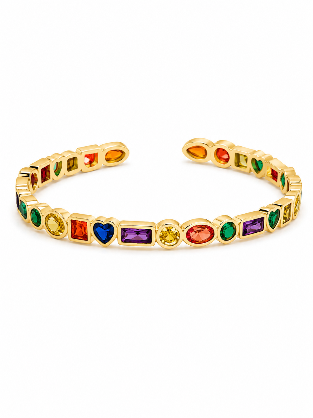 Rainbow Crystals Bangle