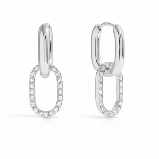 Madelaine Hoops Silver💧