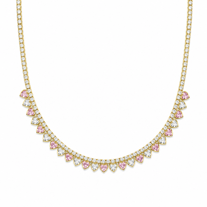 Mia Hearts Necklace Gold - Luxury Edition