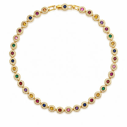 Rainbow Genovia Necklace