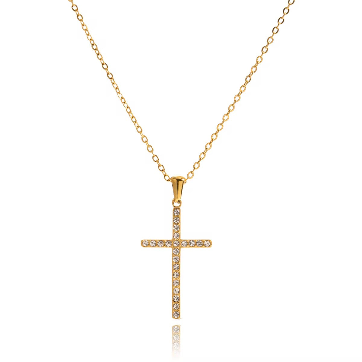 Shiny Cross Necklace💧
