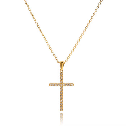 Shiny Cross Necklace💧