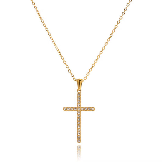 Shiny Cross Necklace💧