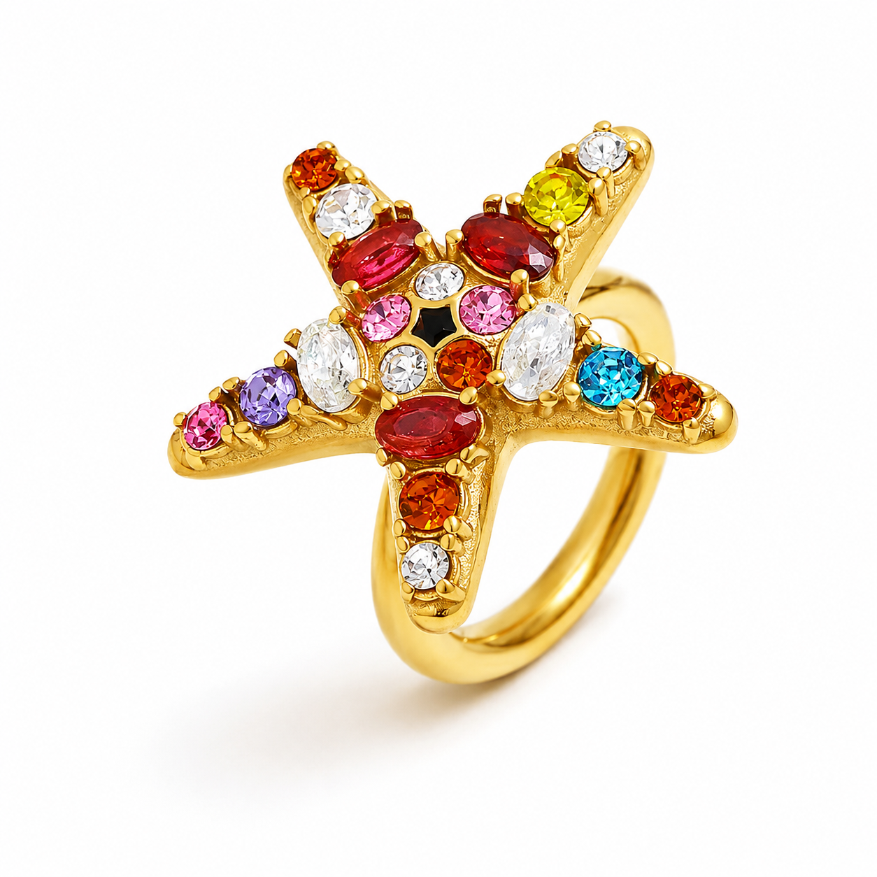 Maxi Starfish Ring Gold💧