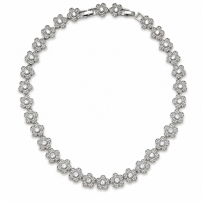 Sparkle Flower Necklace