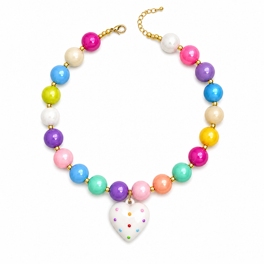 Rainbow Bubblegum Necklace