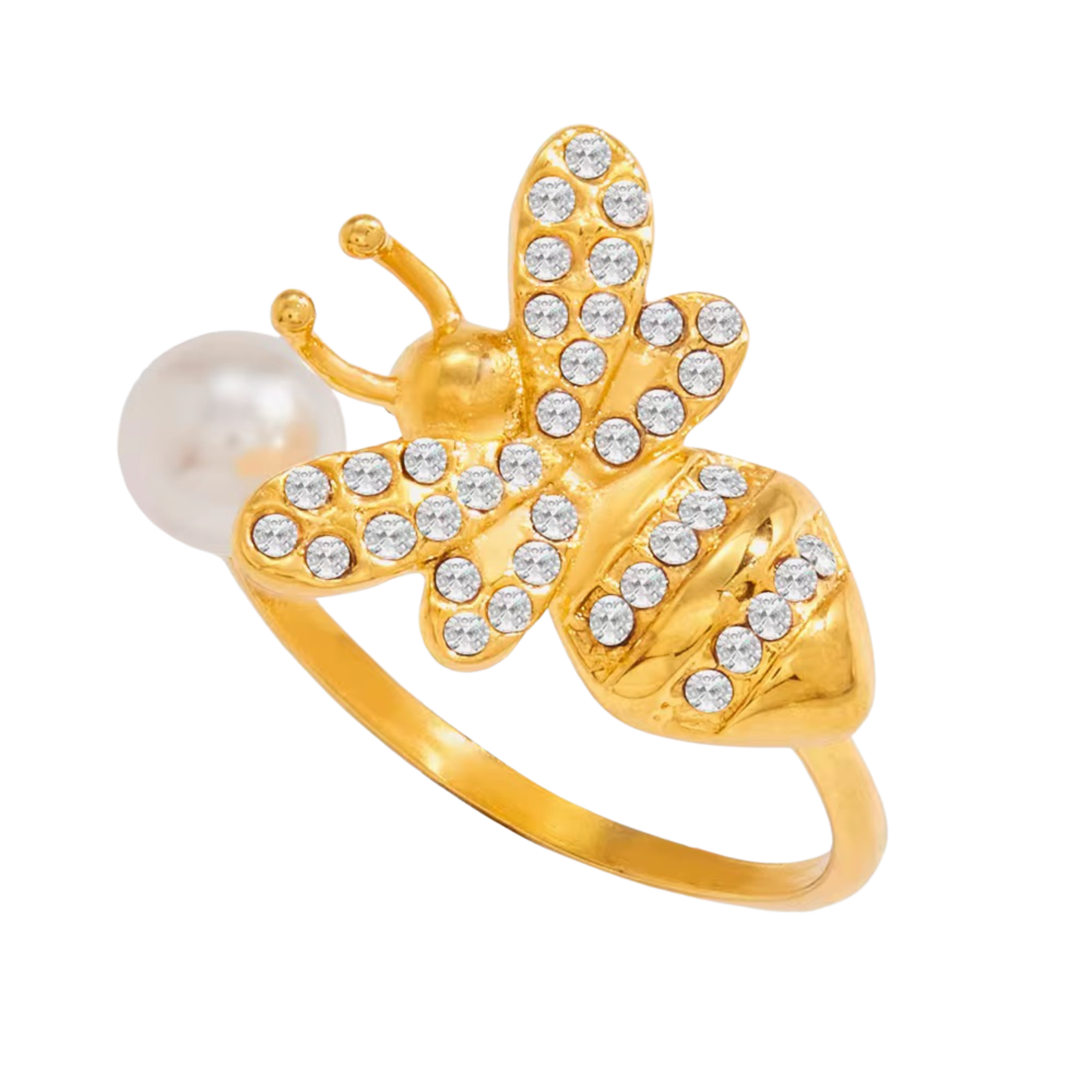 Bee & Pearl Ring💧