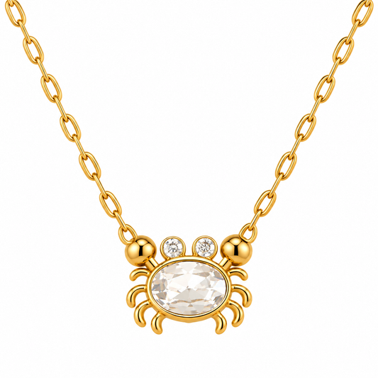 Shiny Crab Necklace💧