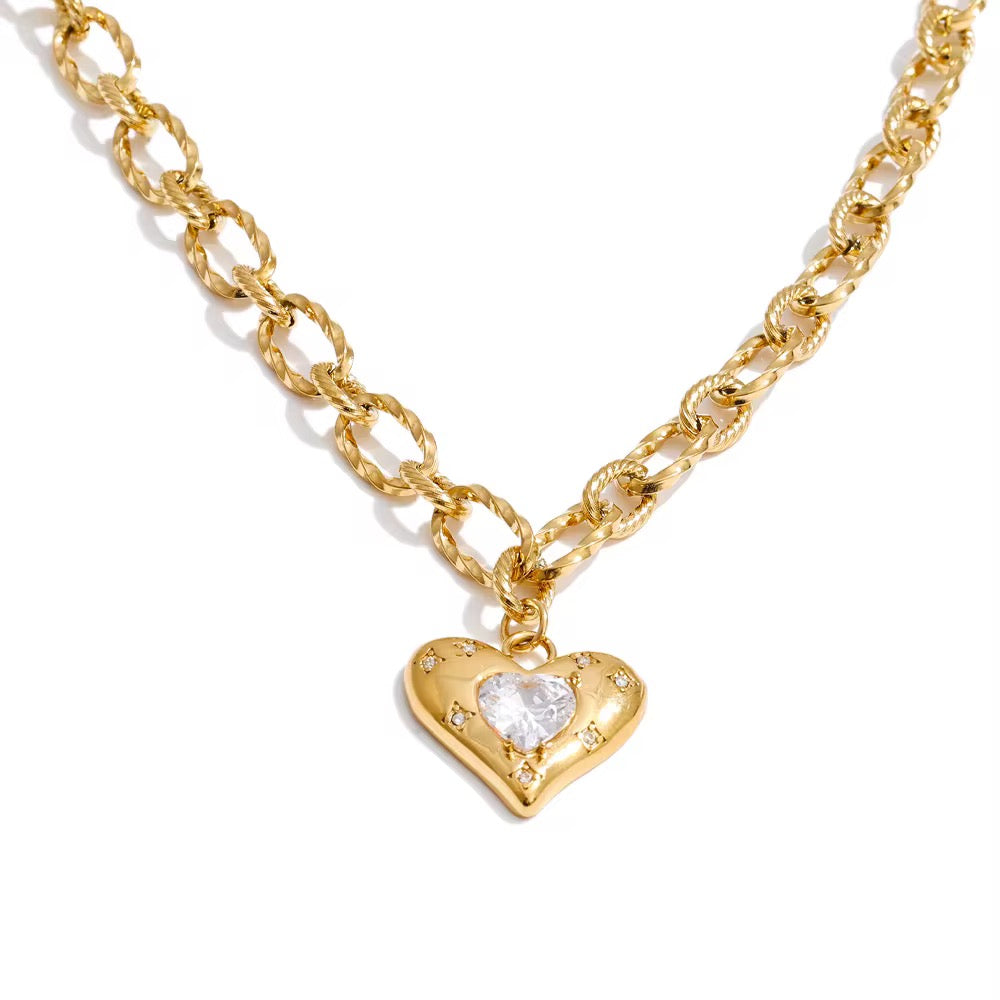 Megan Heart Necklace💧