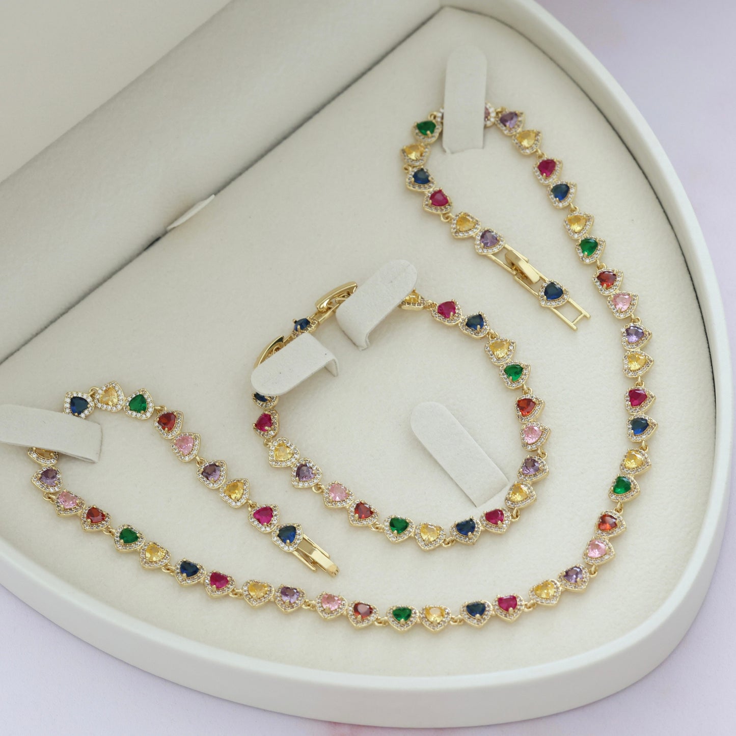 Rainbow Elena Hearts Set