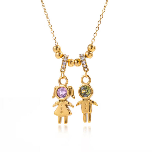 Boy & Girl Necklace💧
