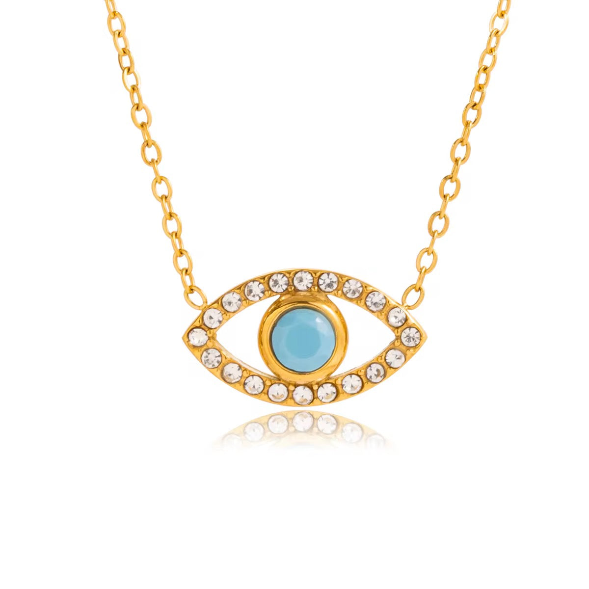 Shiny Evil Eye Necklace💧
