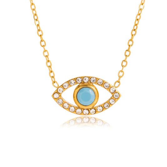Shiny Evil Eye Necklace💧