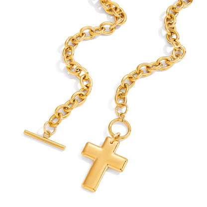 Chunky Cross Necklace💧