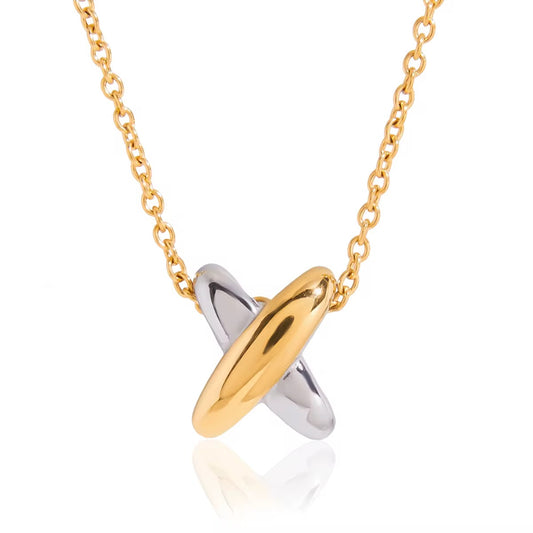X Bicolor Necklace💧