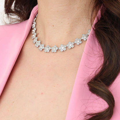Sparkle Flower Necklace