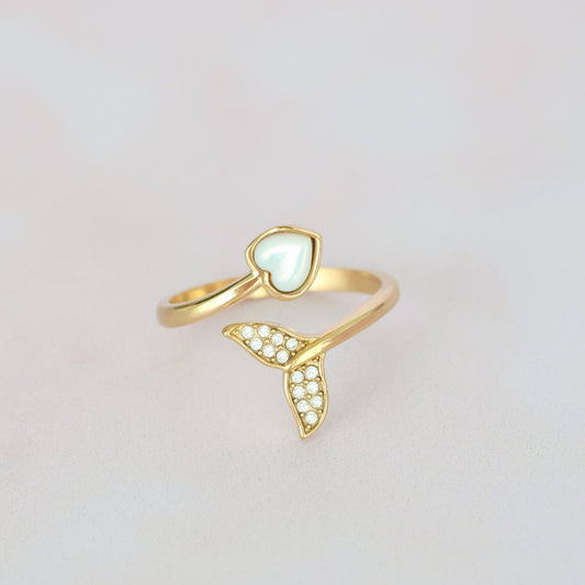 Ariel Mermaid Ring Gold💧