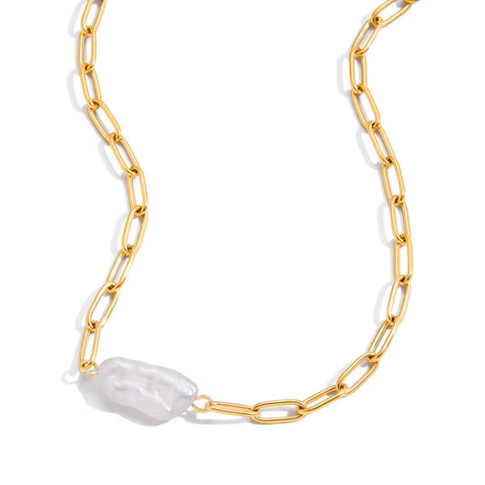 Pearl Link Necklace💧