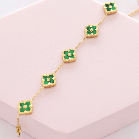 Lyra Bracelet Green💧