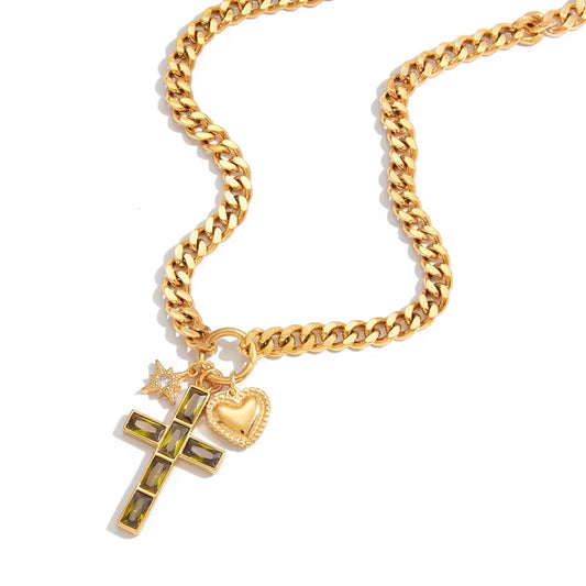 Cross Charms Necklace💧