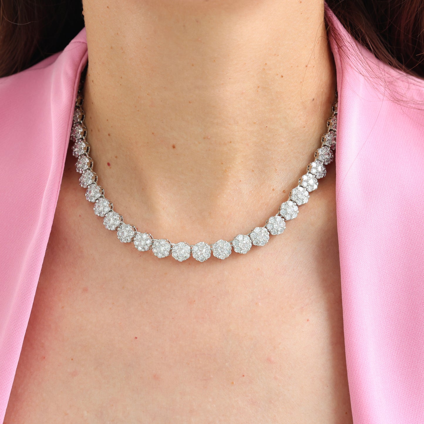 Blossom Necklace Silver - Luxury Edition