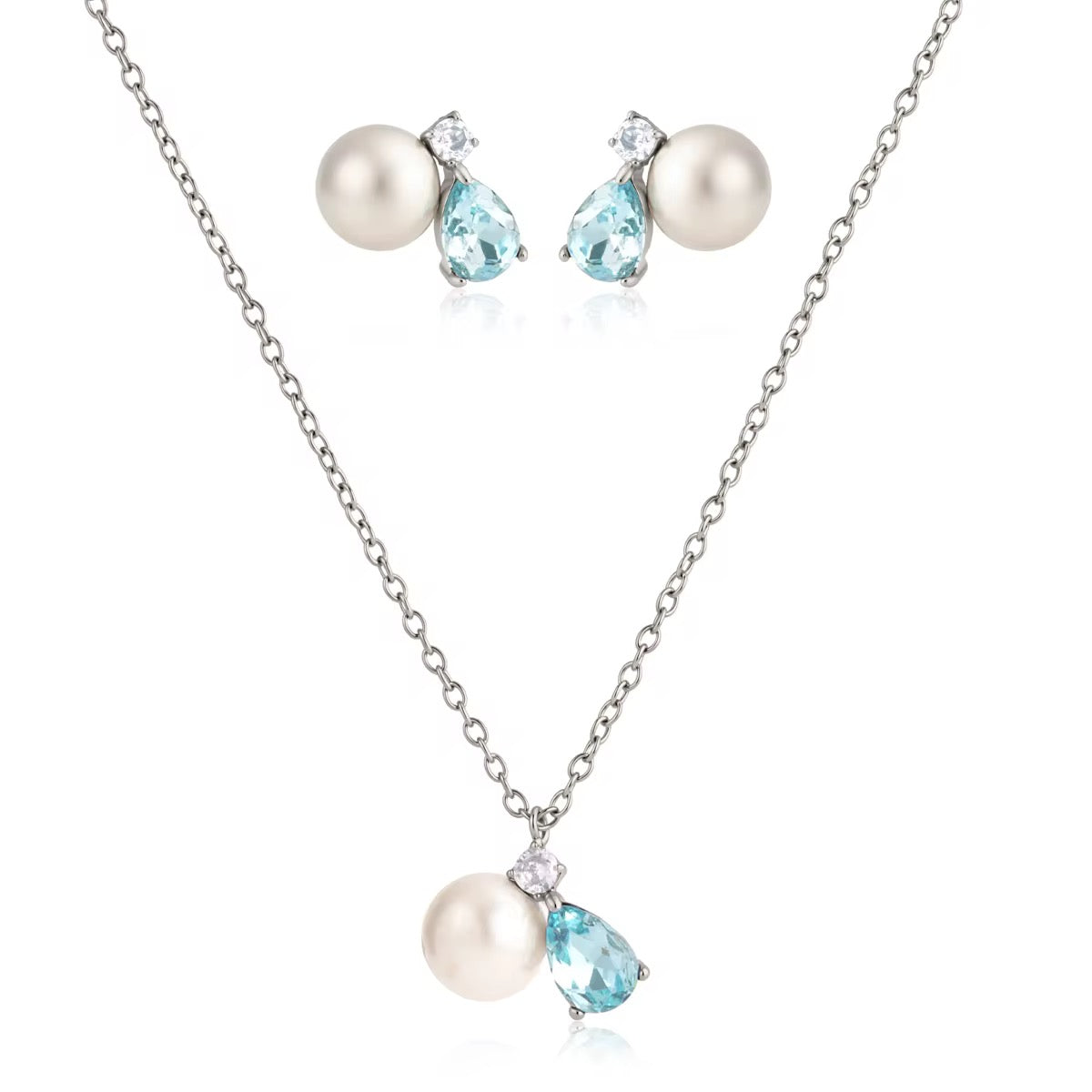 Nola Pearl Set Blue💧