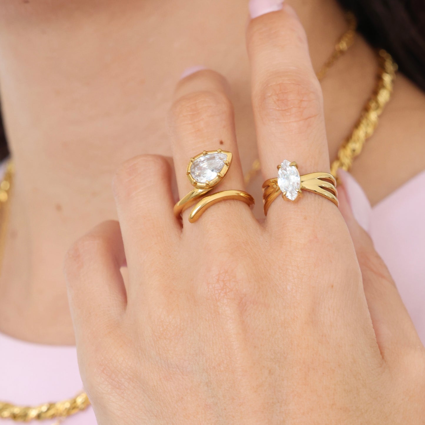 Nevis Ring Gold💧