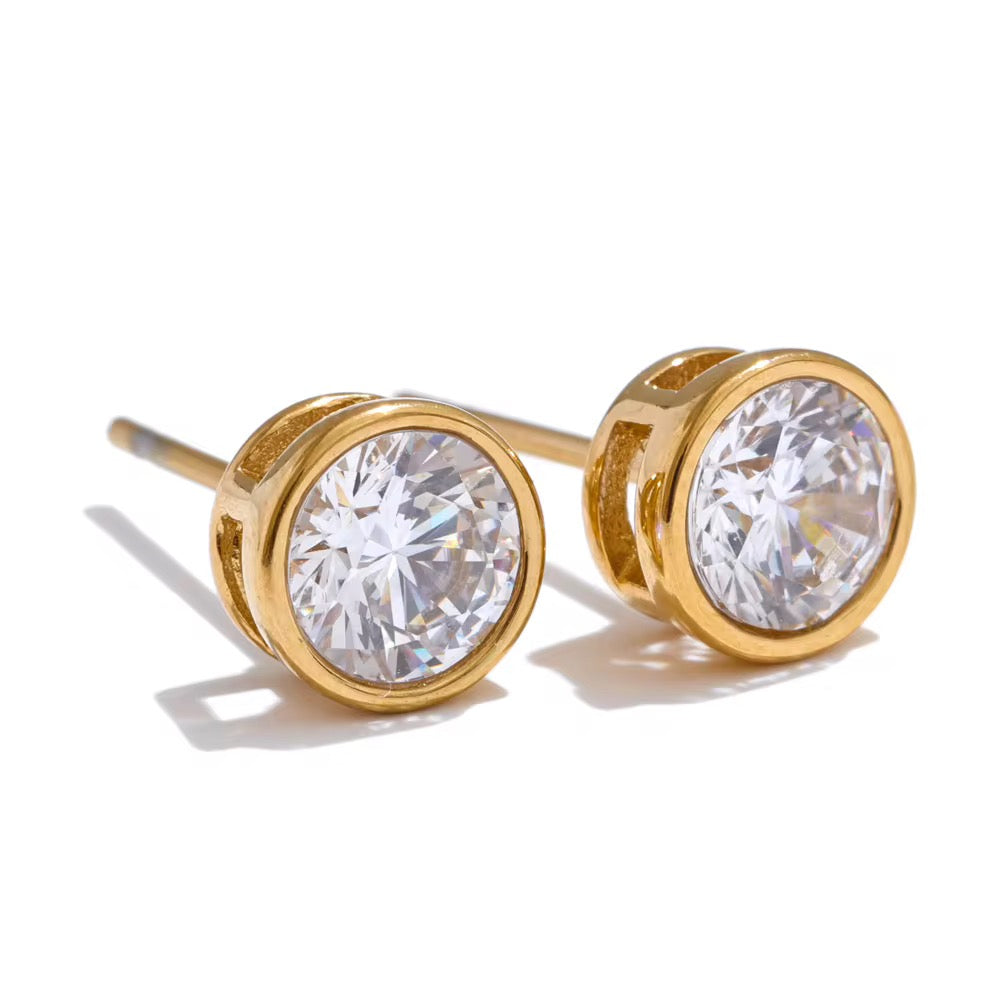 Dot Studs Gold💧