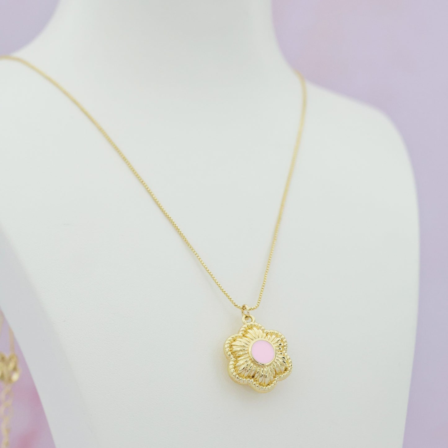 Bloomie Necklace Pink