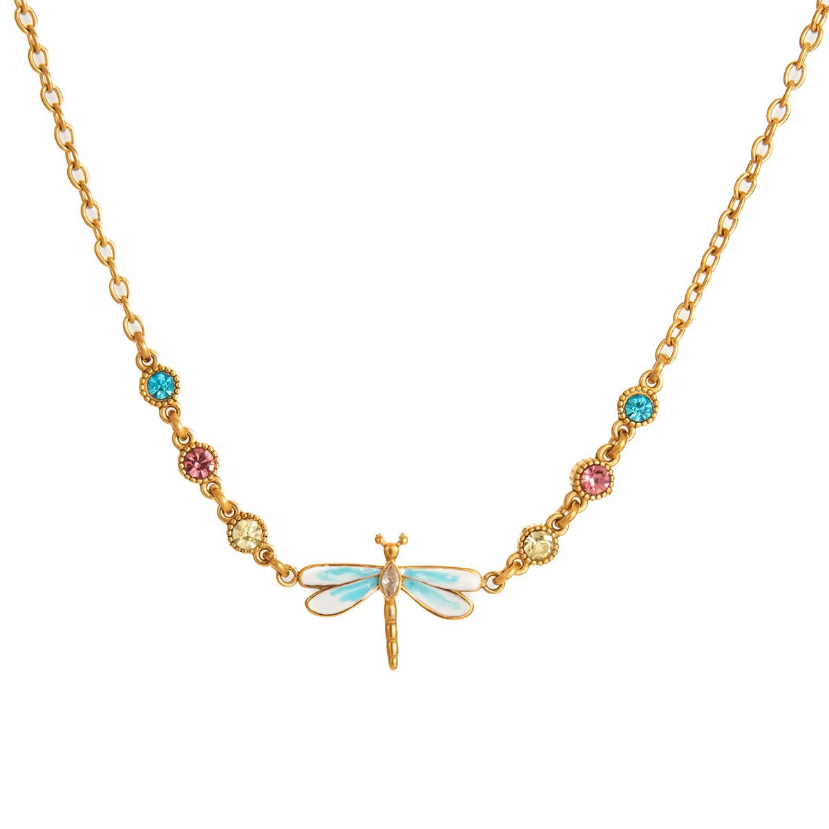 Pastel Dragonfly Necklace💧